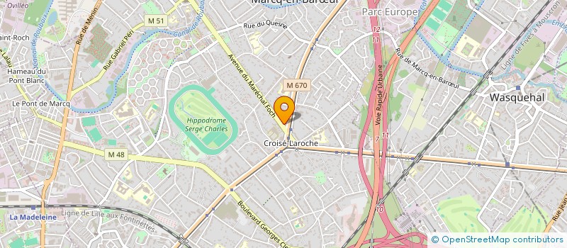 localisation de l'entreprise GD-ON à MARCQ-EN-BARUL