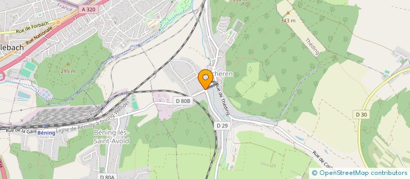 localisation de l'entreprise GD PAYSAGES  COCHEREN