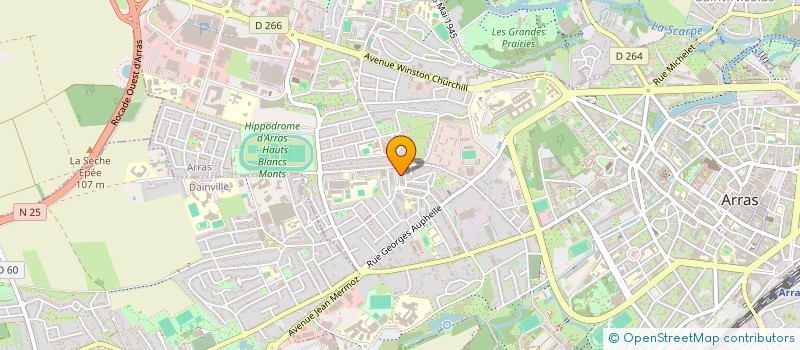 localisation de l'entreprise GD POSE à ARRAS