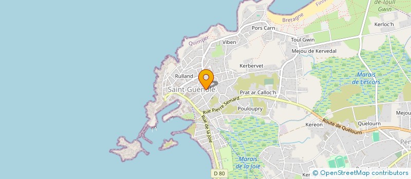 localisation de l'entreprise GD POWER  PENMARCH