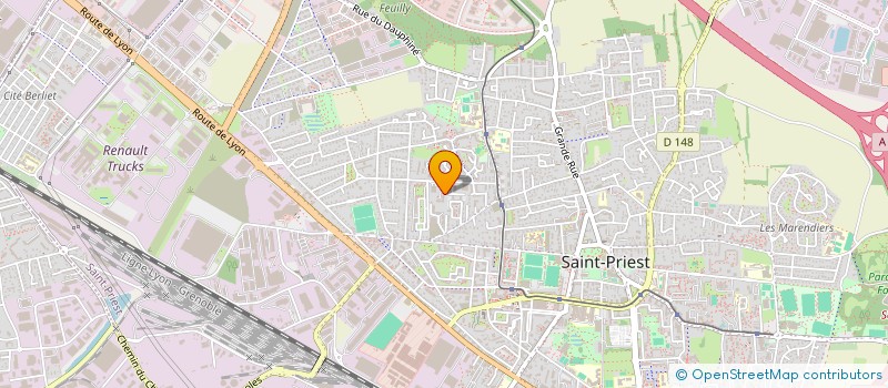 localisation de l'entreprise GD PRO CONCEPT  SAINT-PRIEST