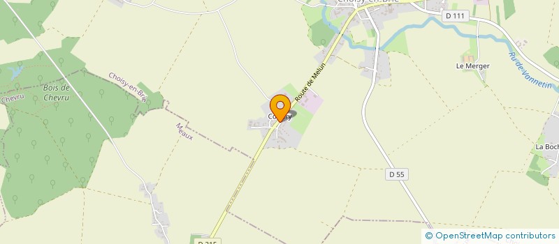 localisation de l'entreprise GD PROJET & CONSTRUCTION  CHOISY-EN-BRIE