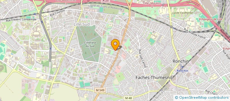 localisation de l'entreprise GD PROJETS  LILLE