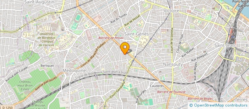 localisation de l'entreprise GD PROPRETE  TALENCE