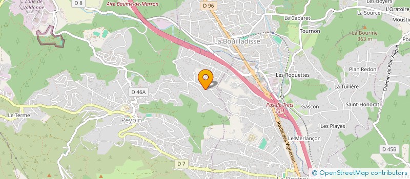 localisation de l'entreprise GD PUNAISES  PEYPIN