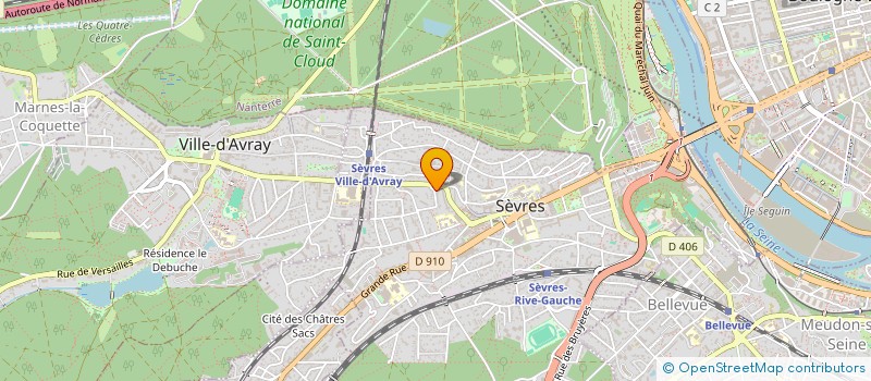 localisation de l'entreprise GD RENOVATIONS à SEVRES