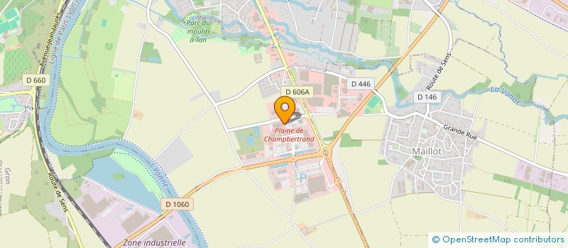 localisation de l'entreprise GD RESTAURATION  SENS