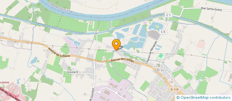 localisation de l'entreprise GD SERVICES à BRAX