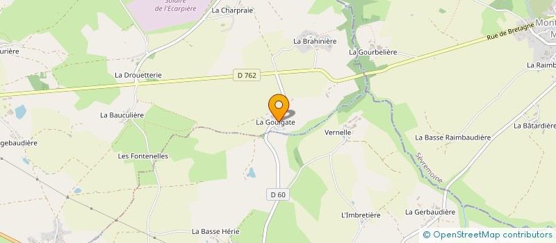 localisation de l'entreprise GD SERVICES - CONSTITUTION  GETIGNE