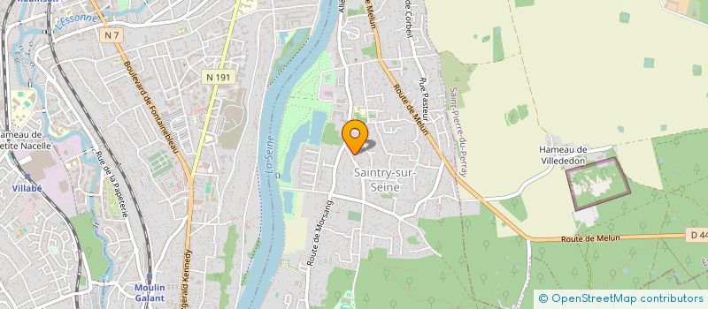 localisation de l'entreprise GD SERVICES PAYSAGE  SAINTRY-SUR-SEINE