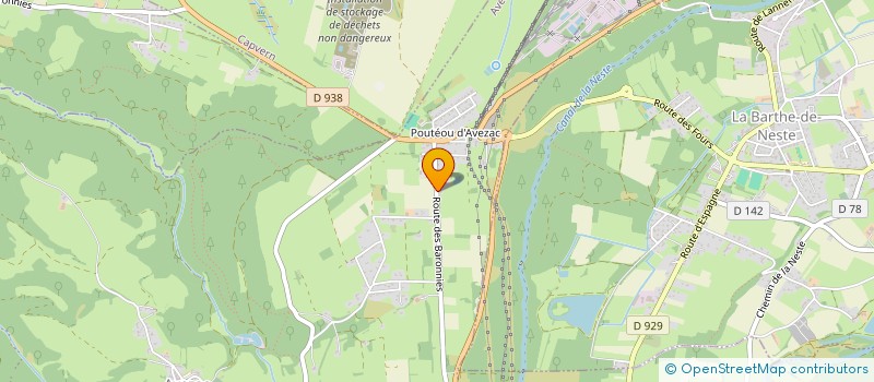 localisation de l'entreprise GD SOLUTIONS  AVEZAC-PRAT-LAHITTE