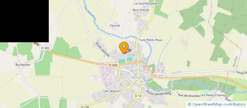 localisation de l'entreprise GD SOUSA 16 à VAUX-ROUILLAC