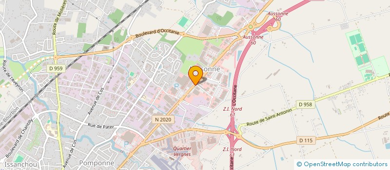 localisation de l'entreprise GD SPORT  MONTAUBAN