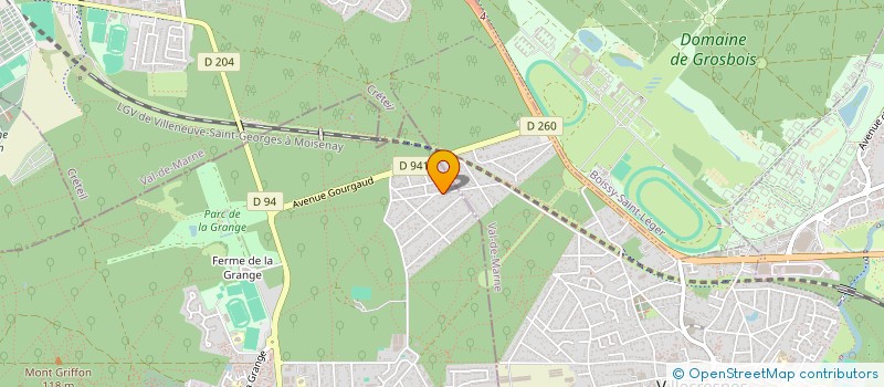 localisation de l'entreprise GD TRAVAUX IDF  VILLECRESNES