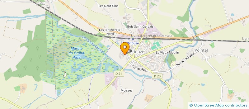 localisation de l'entreprise GD VEGETAL à BRIOUZE