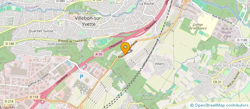 localisation de l'entreprise GD VILLEBON à VILLEBON-SUR-YVETTE