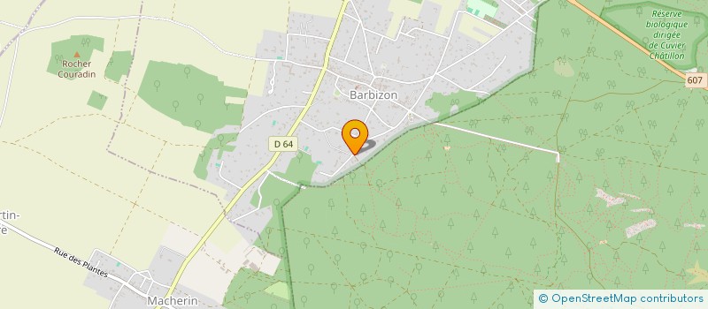 localisation de l'entreprise GD1  BARBIZON