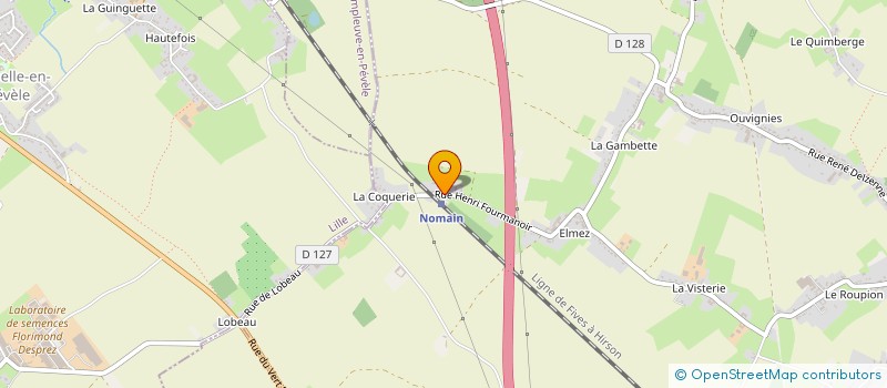 localisation de l'entreprise GD3D  NOMAIN