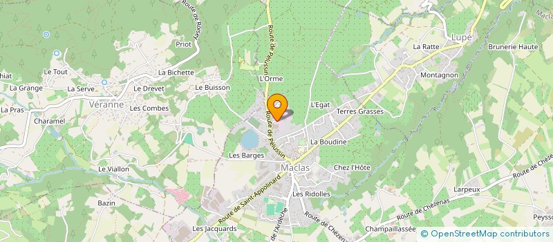 localisation de l'entreprise GD4E  MACLAS