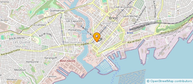 localisation de l'entreprise GDA à BREST