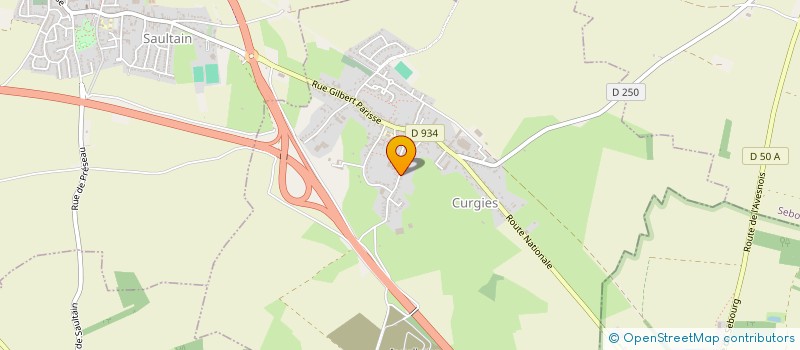 localisation de l'entreprise GDA  CURGIES