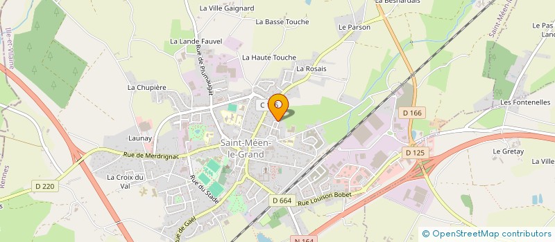 localisation de l'entreprise GDA  SAINT-MEEN-LE-GRAND