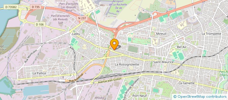 localisation de l'entreprise GDA  LA ROCHELLE