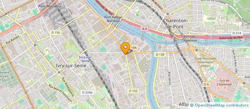 localisation de l'entreprise GDA à IVRY-SUR-SEINE