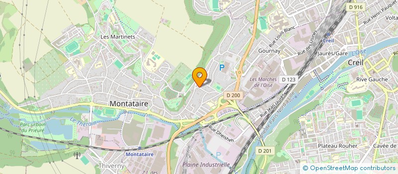 localisation de l'entreprise GDA BATIMENT  MONTATAIRE