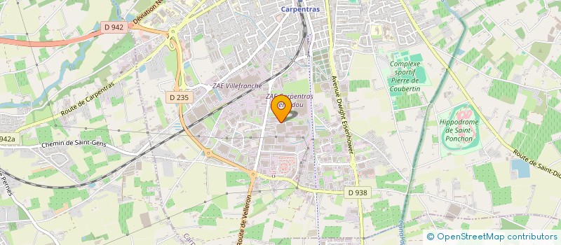 localisation de l'entreprise GDA DU COMTAT à CARPENTRAS