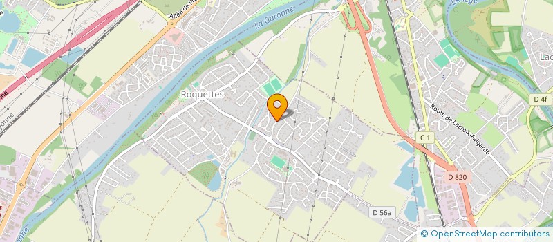 localisation de l'entreprise GDA M.P SERVICES à ROQUETTES