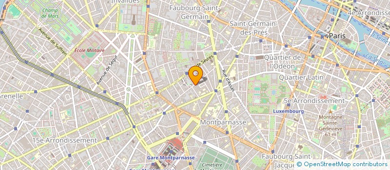 localisation de l'entreprise GDA SERVICES à PARIS
