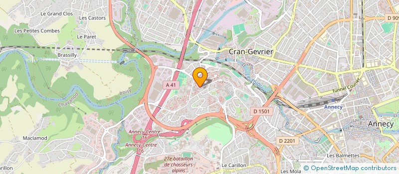 localisation de l'entreprise GDA-TECH  ANNECY