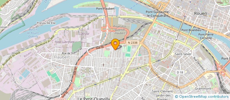 localisation de l'entreprise GDAM  LE PETIT-QUEVILLY