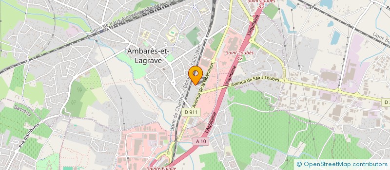 localisation de l'entreprise GDAT  SAINT-VINCENT-DE-PAUL
