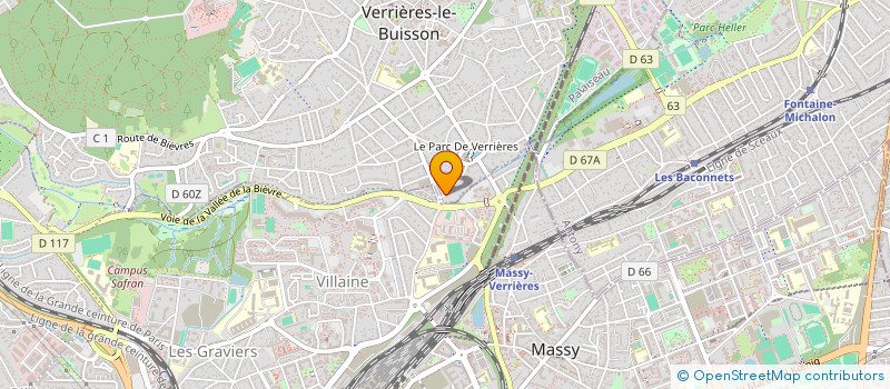 localisation de l'entreprise GDAV CONSULTING à VERRIERES-LE-BUISSON