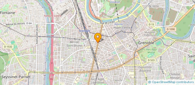 localisation de l'entreprise GDAY à GRENOBLE