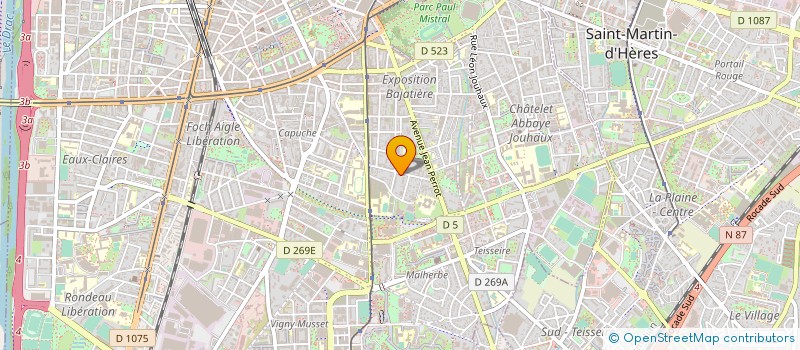 localisation de l'entreprise GDB à GRENOBLE