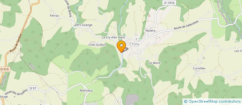 localisation de l'entreprise GDB  CHILLY