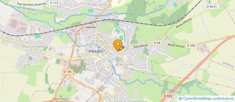 localisation de l'entreprise GDB  HESDIN