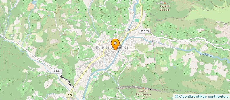 localisation de l'entreprise GDB à BUIS-LES-BARONNIES