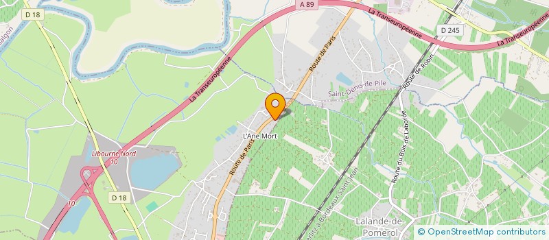 localisation de l'entreprise GDB  LES BILLAUX