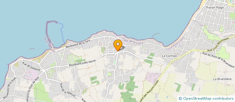 localisation de l'entreprise GDB ATLANTIQUE à LA PLAINE-SUR-MER