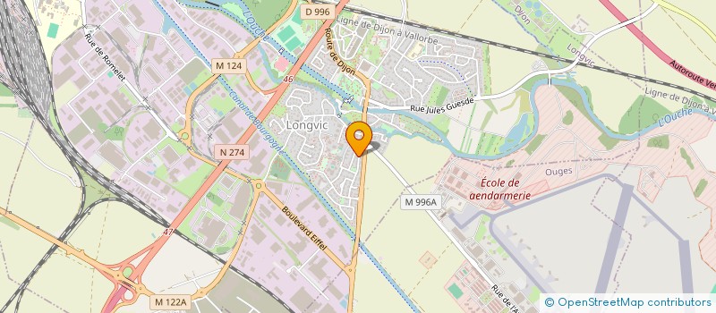 localisation de l'entreprise GDB INVEST à LONGVIC