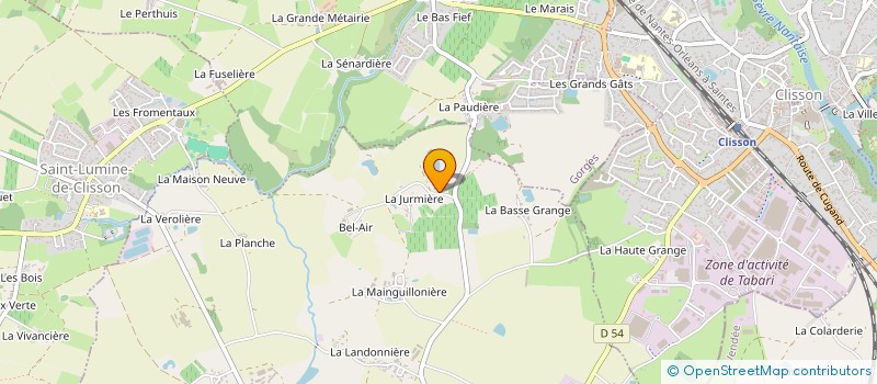 localisation de l'entreprise GDB SOCIETY  SAINT-HILAIRE-DE-CLISSON