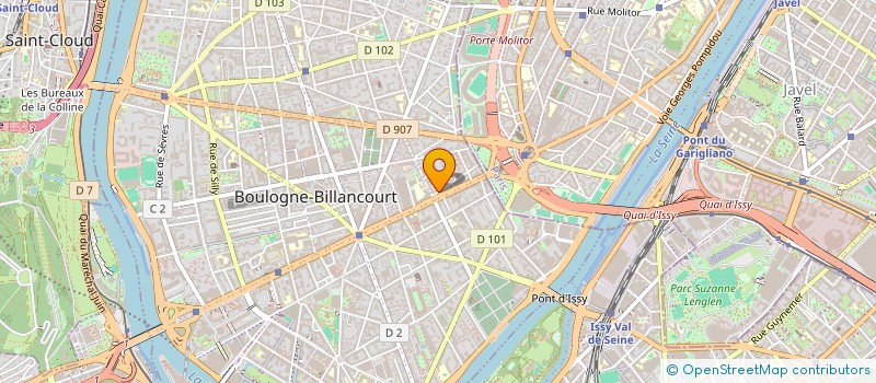 localisation de l'entreprise GDBC  BOULOGNE-BILLANCOURT