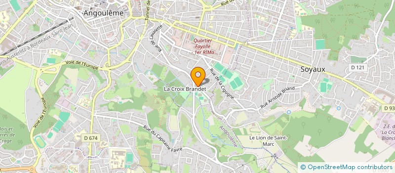 localisation de l'entreprise GDBLOC à ANGOULEME