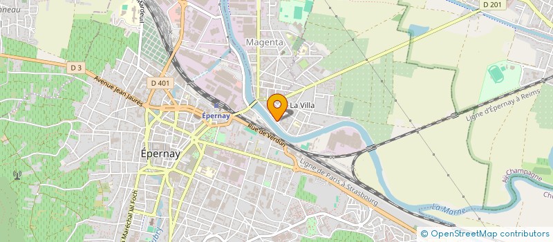 localisation de l'entreprise GDBS  EPERNAY