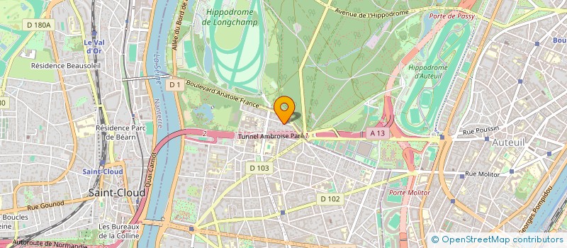 localisation de l'entreprise GDC  BOULOGNE-BILLANCOURT