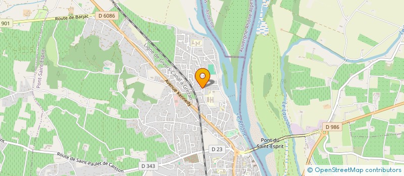 localisation de l'entreprise GDC  PONT-SAINT-ESPRIT